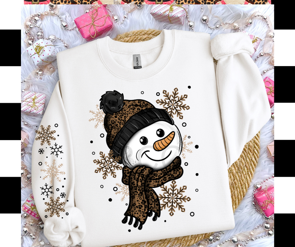Frosty With Snowflake Sleeves