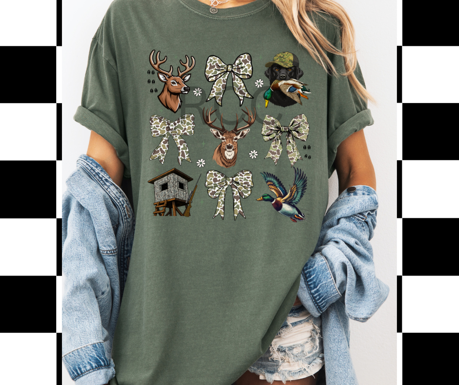 Hunting and Bows DTF Transfer