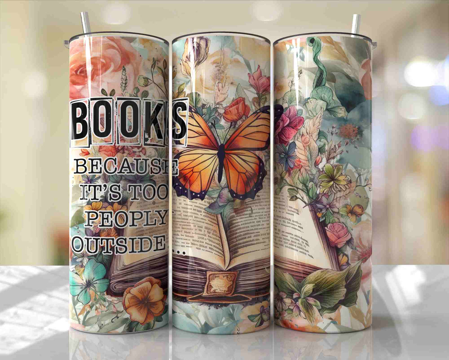 Books - 20oz Tumbler