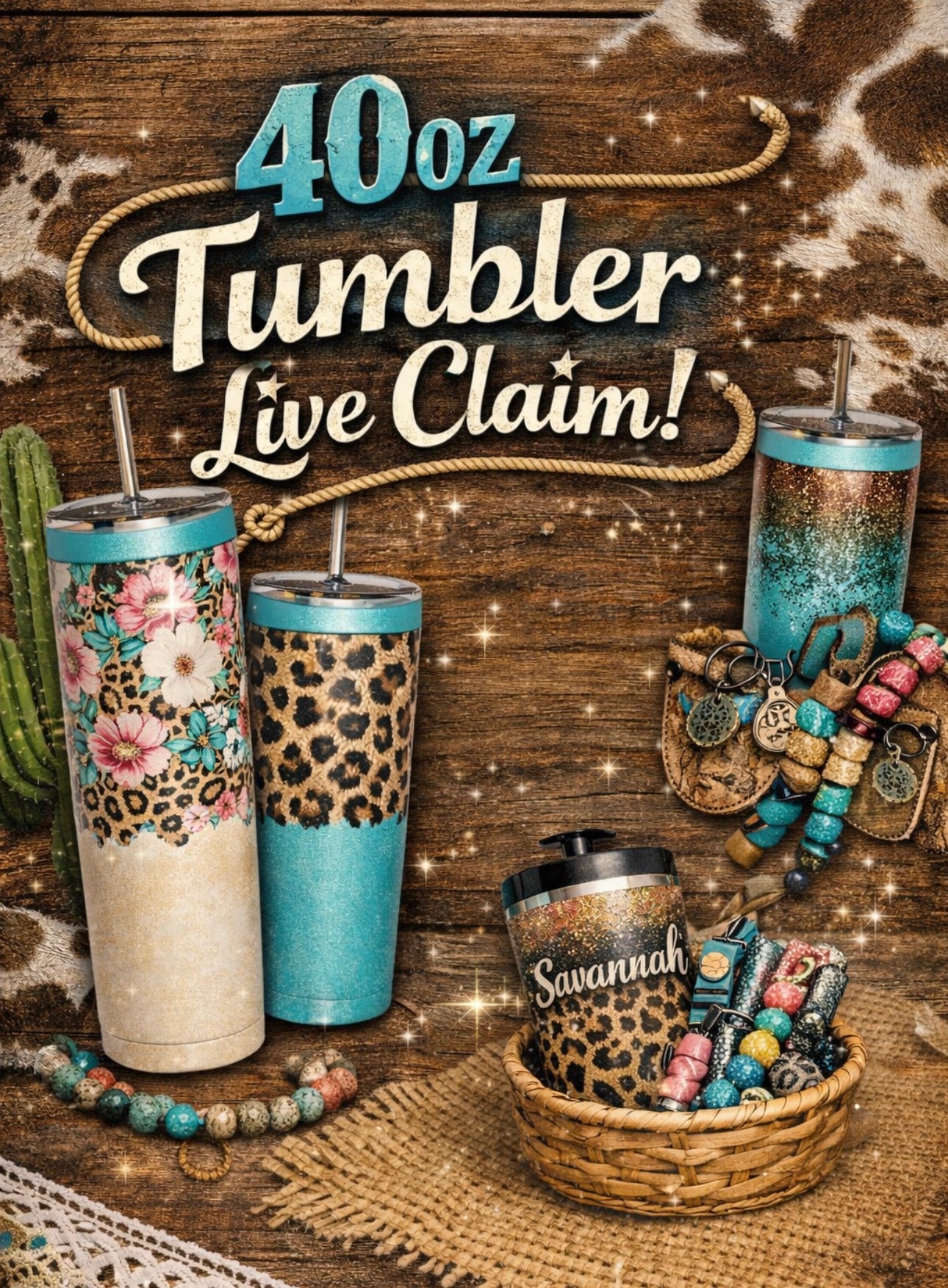 40oz Tumbler Live Claim