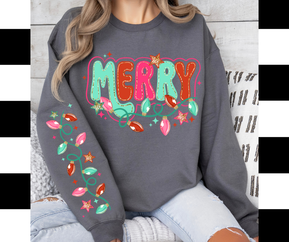 Merry Christmas Lights with Sleeve