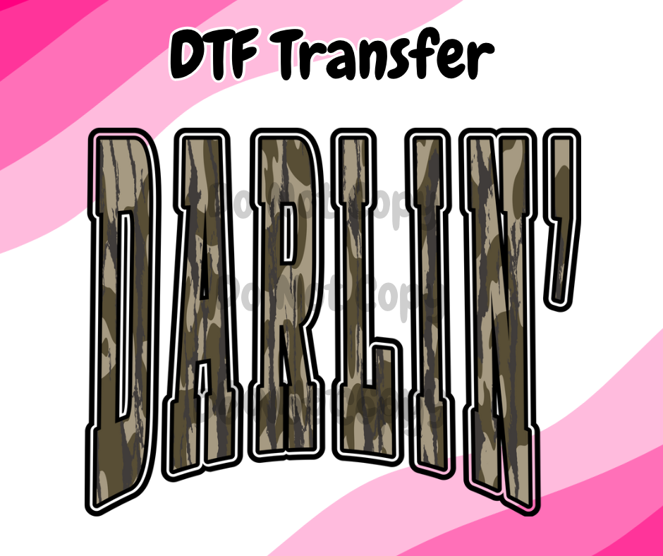 Darlin Camo DTF