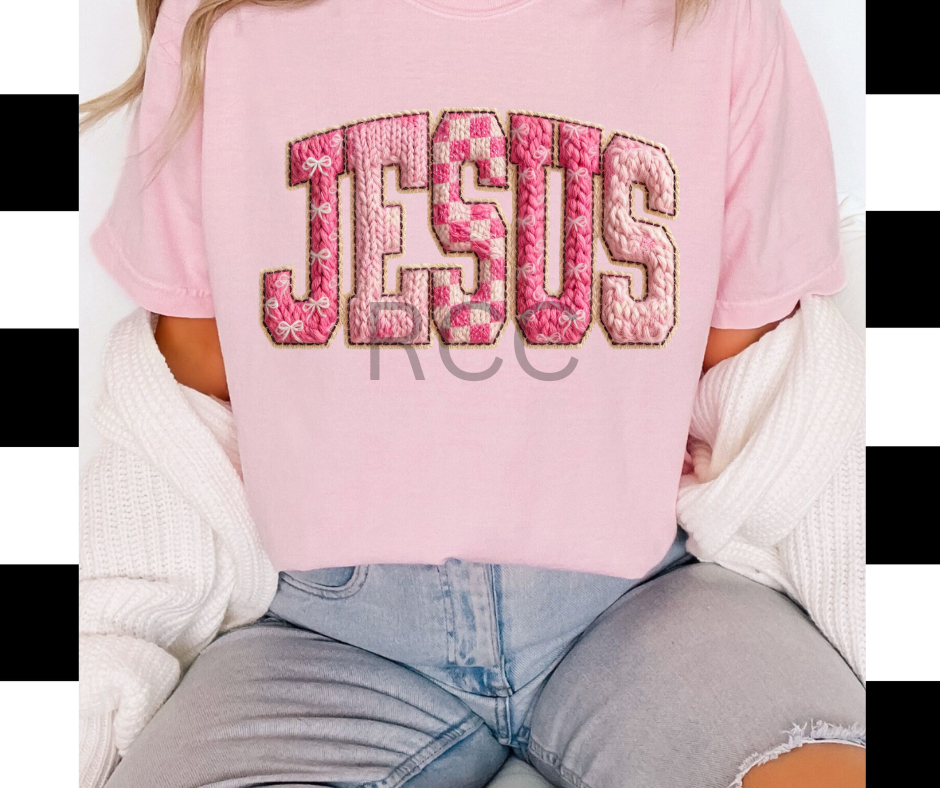 Jesus Pink Yarn