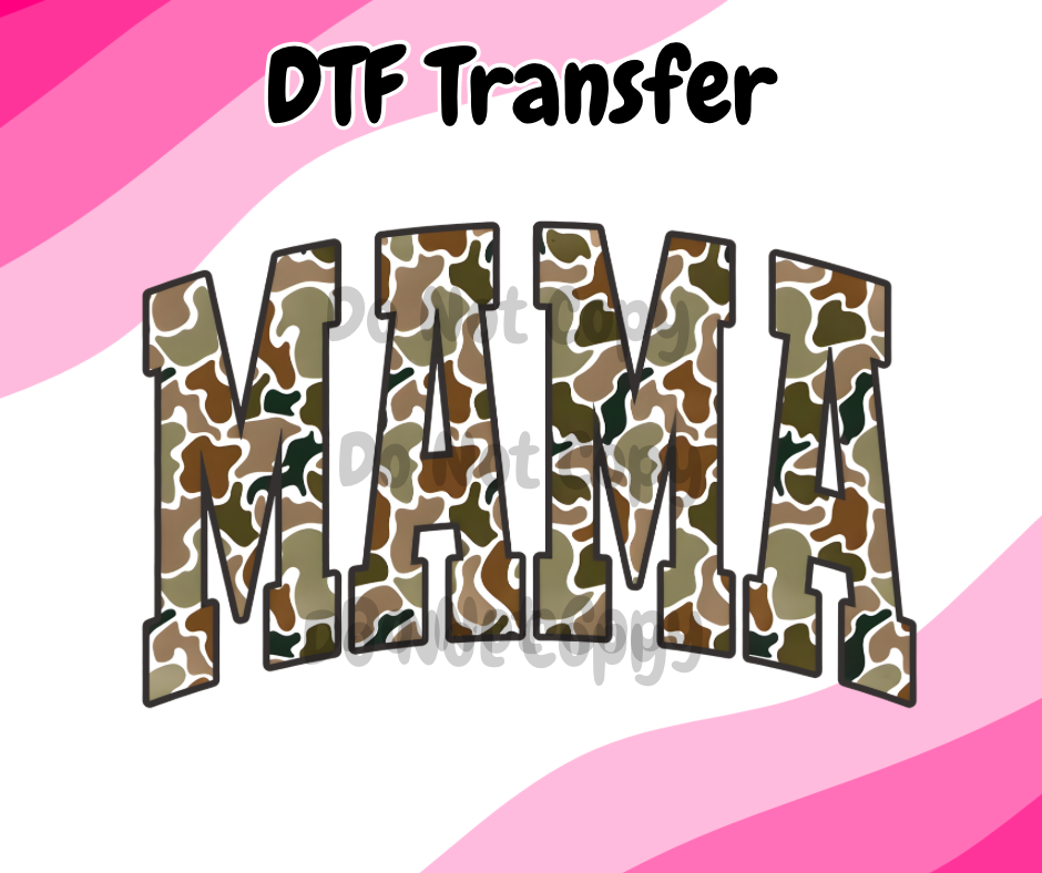 Camo Mama DTF