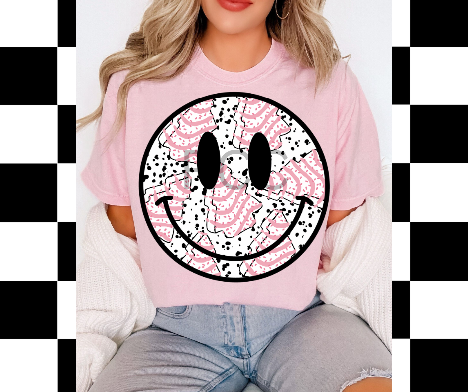 Pink Snack Cake Smiley