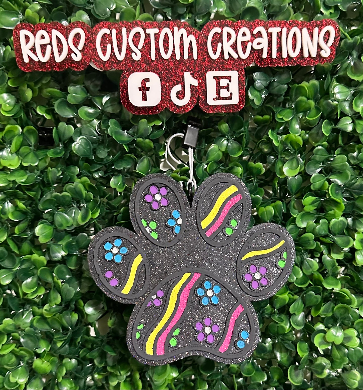 Paw print Car Air Freshener