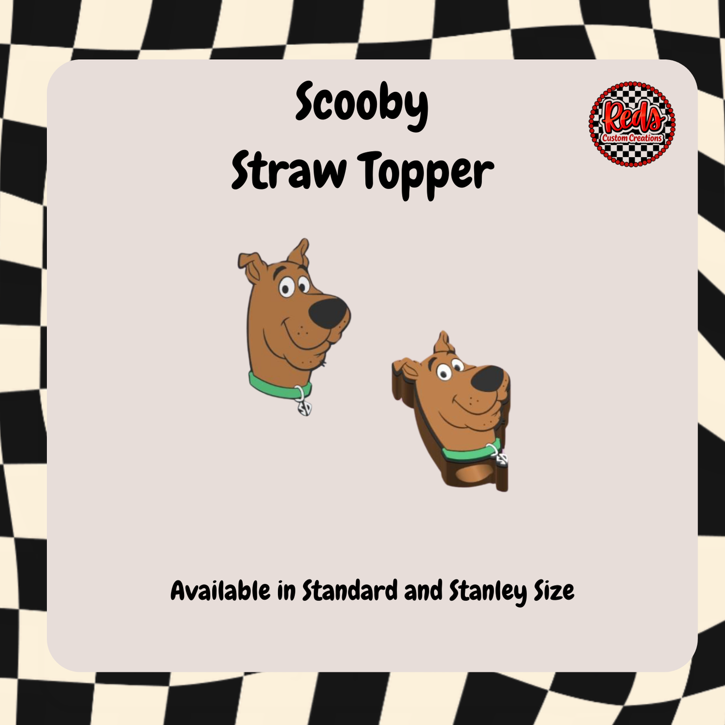 Scooby Straw Topper