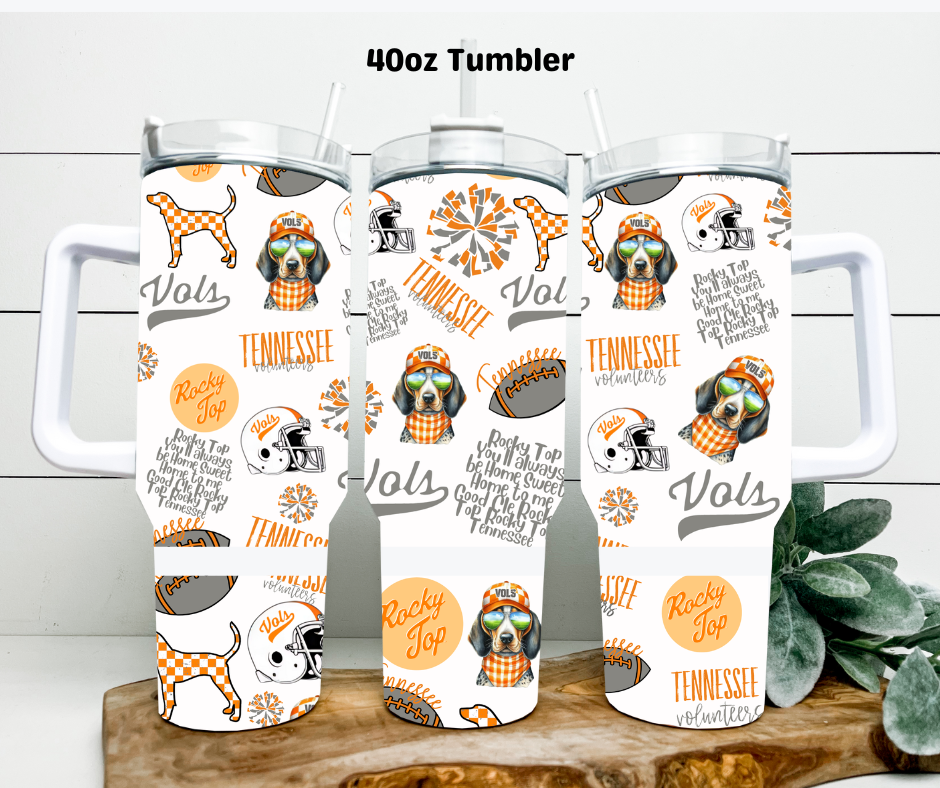 TN Vols 40oz Tumbler