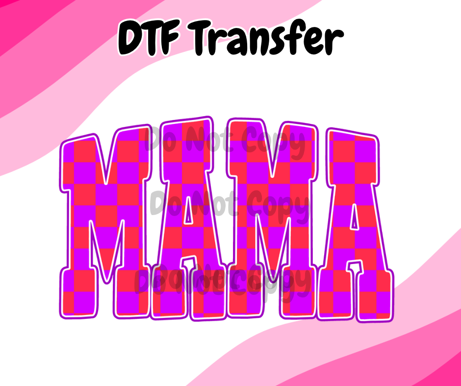 Mama neon DTF
