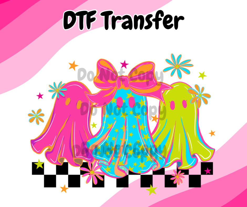 Bow Ghost DTF