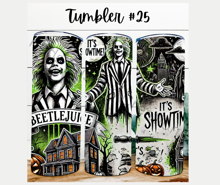 Tumbler #25 Beetle Juice