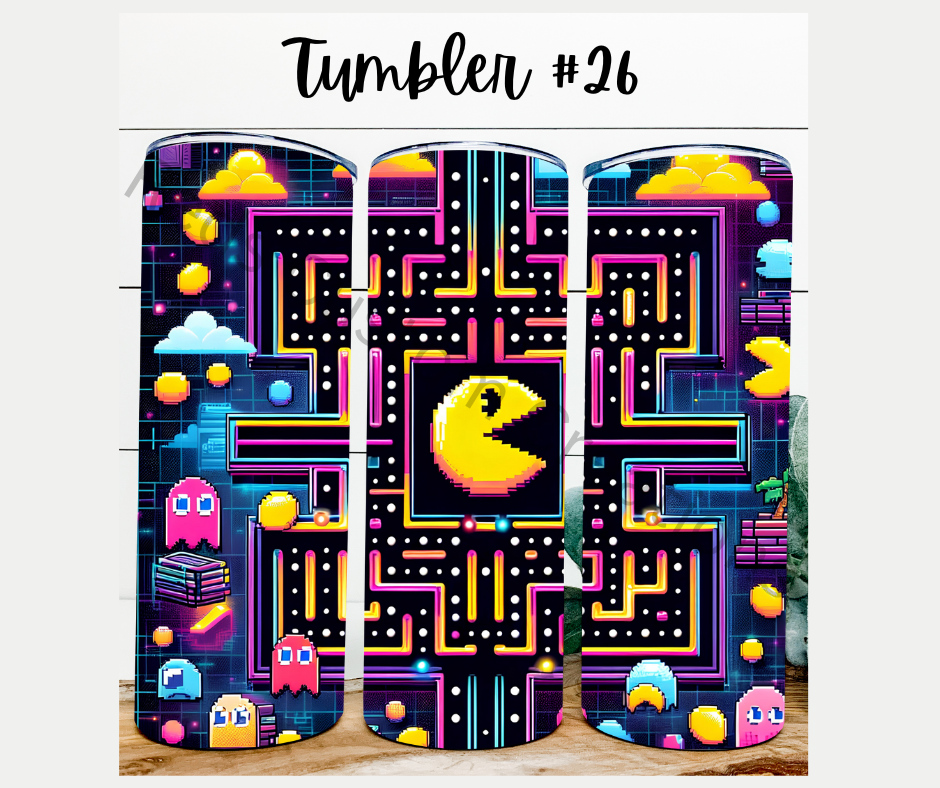 Tumbler #26 Pacman