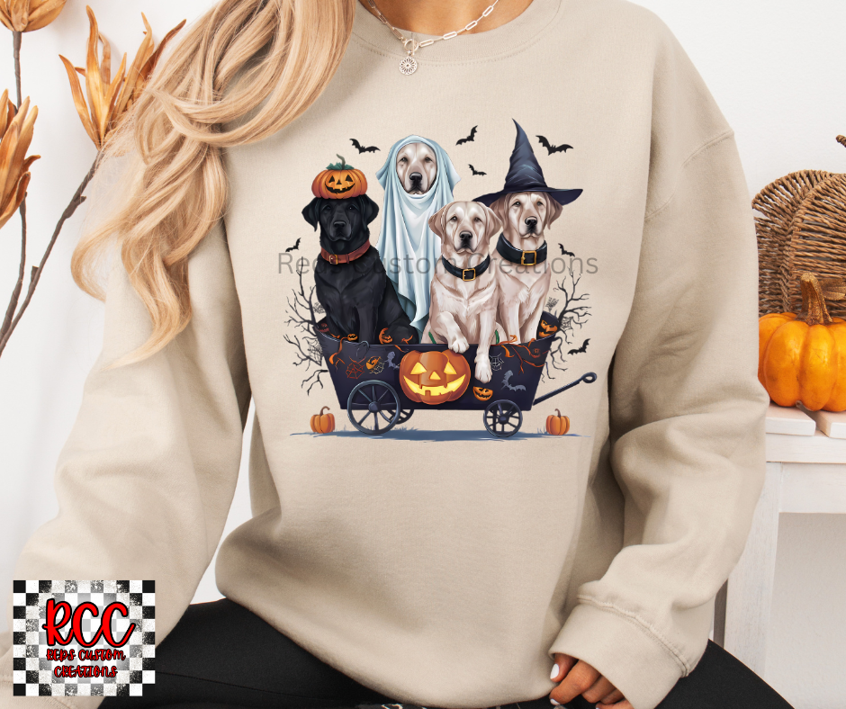 Lab Halloween -Crewneck or T-Shirt