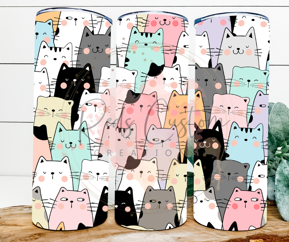Cats Cats Cats- 20oz Tumbler