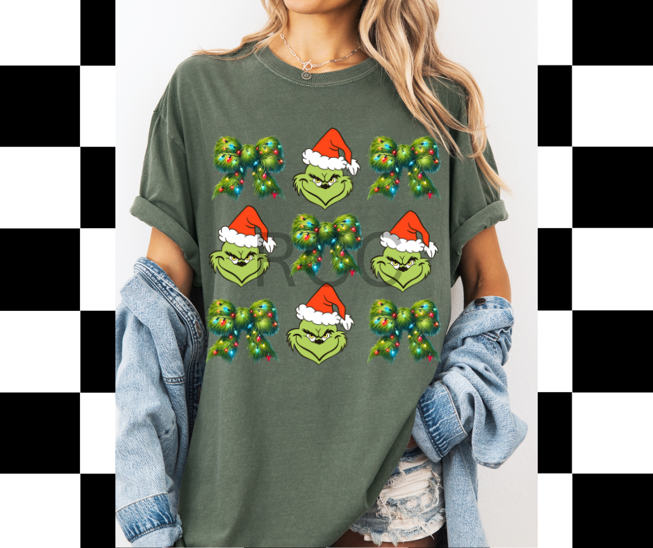 Grinch Bows