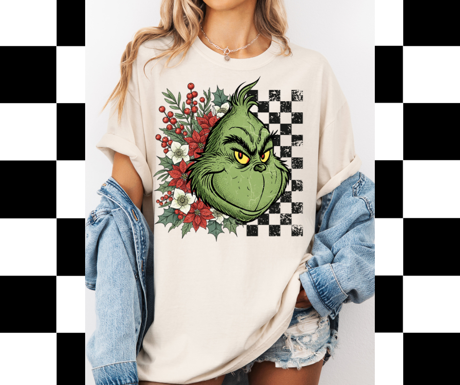 Grinch Checkered