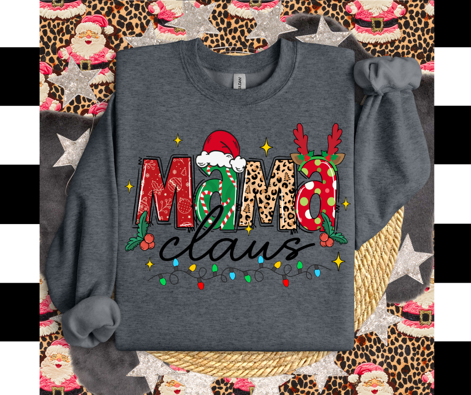 Mama Claus DTF Transfer