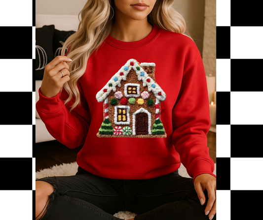 Yarn Gingerbread House