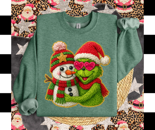 Grinch and Snowman