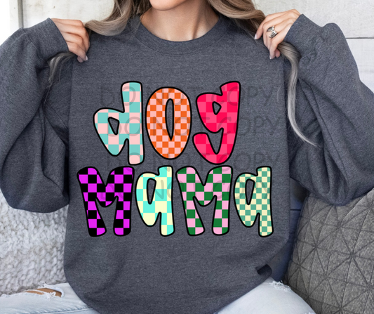 Dog Mama Dark Heather Crewneck