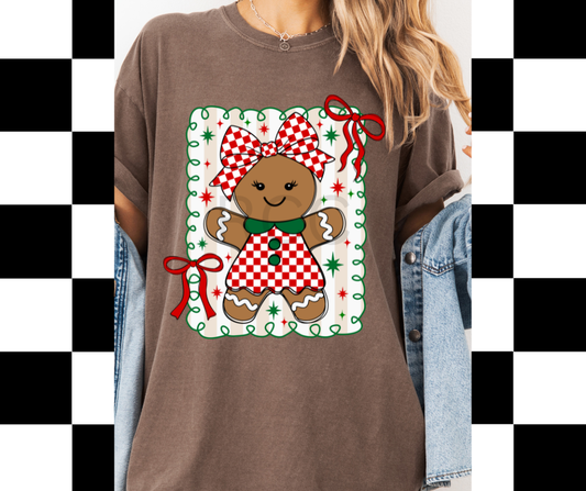Adult Gingerbread Girl DTF Transfer