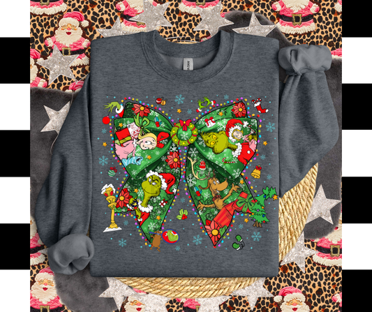Grinch Bow