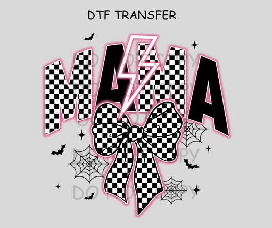 Mama Checkered DTF Transfer