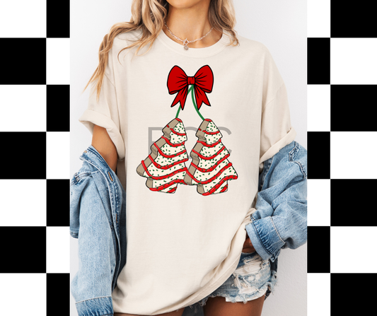 Snack cake Cherries DTF Transfer