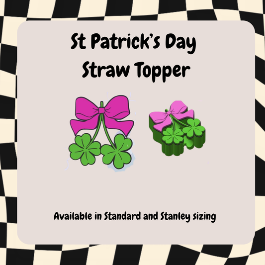 St Patrick’s Day Straw Topper