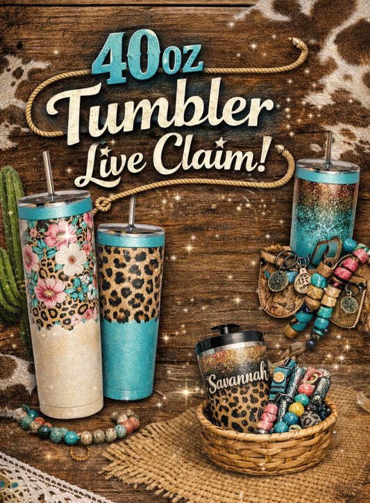 40oz Tumbler Live Claim
