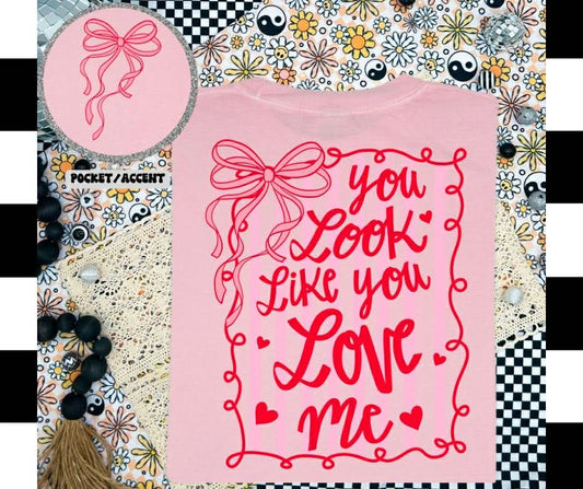 You Look Like You Love Me pocket and back