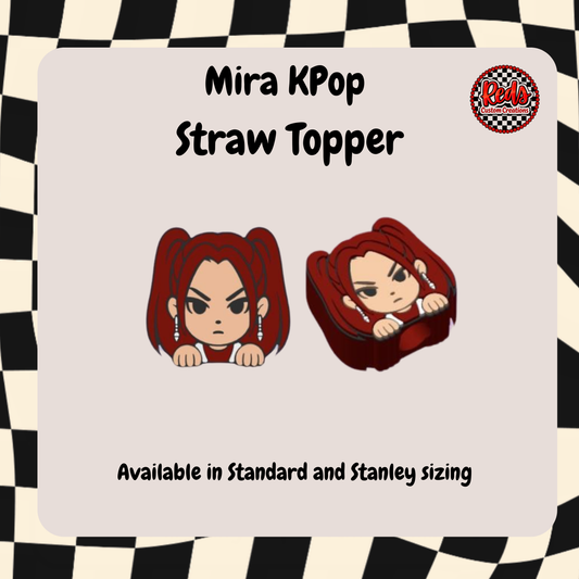 Mira Kpop Straw Topper