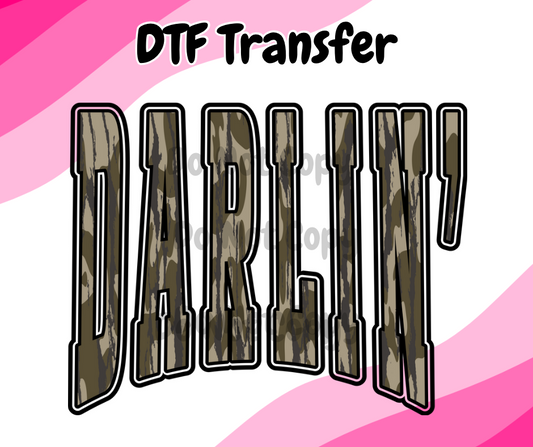 Darlin Camo DTF