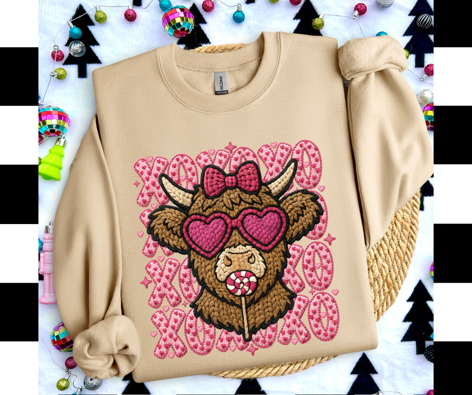 XOXO Highland Cow