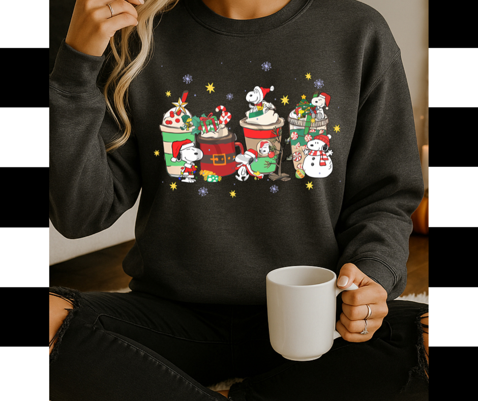 Snoopy Coffee DTF Transfer