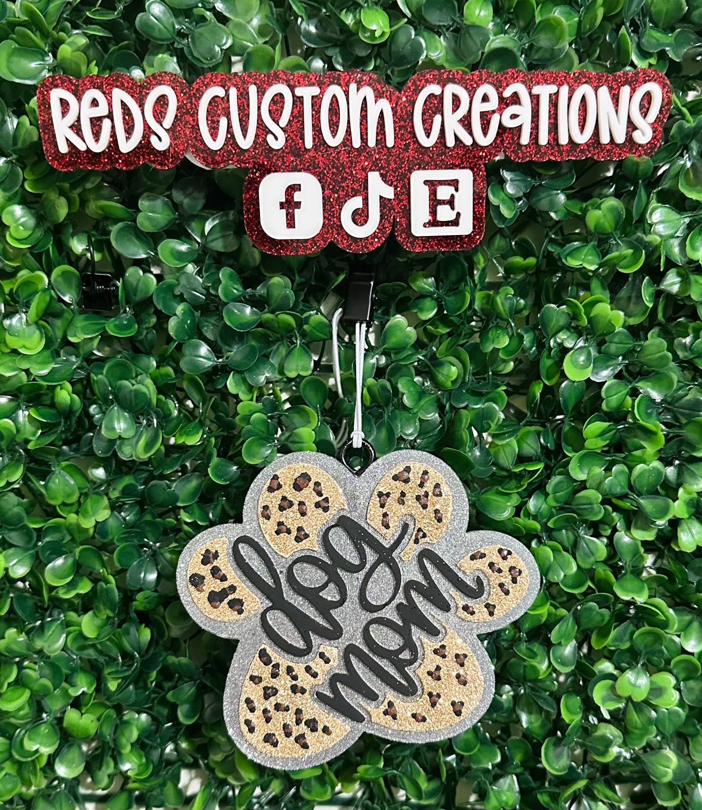Dog Mom Car Air Freshener