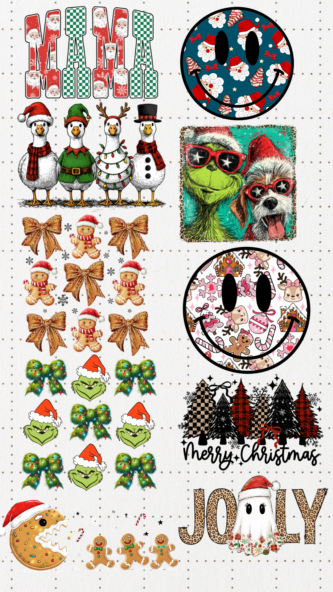 Christmas Premade Gangsheet