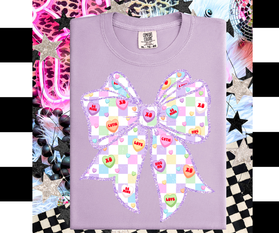Candy Heart Bow