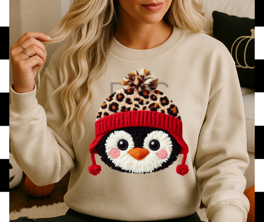 Yarn Penguin DTF Transfer