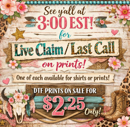 Last Call! Shirt options