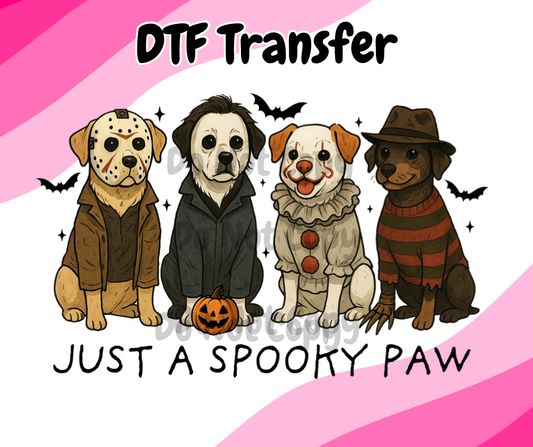 Spooky Paw DTF