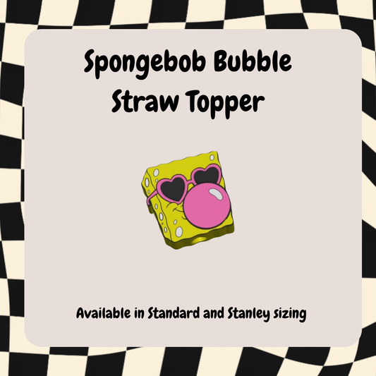 SpongeBob Bubble Straw Topper