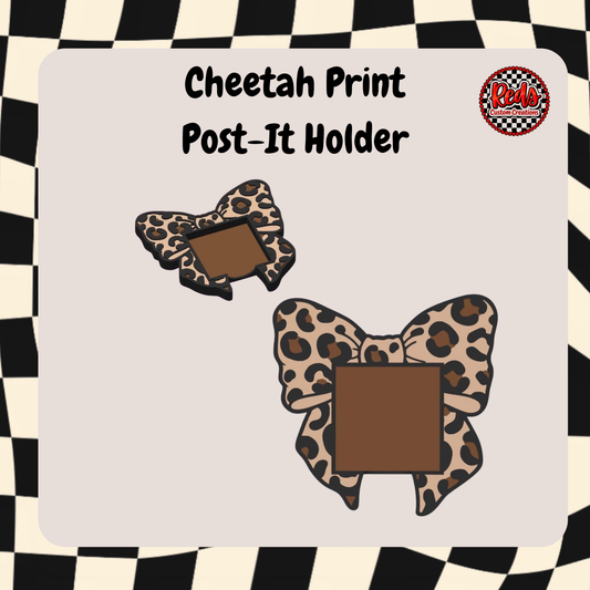 New Release! Cheetah Post it Holder