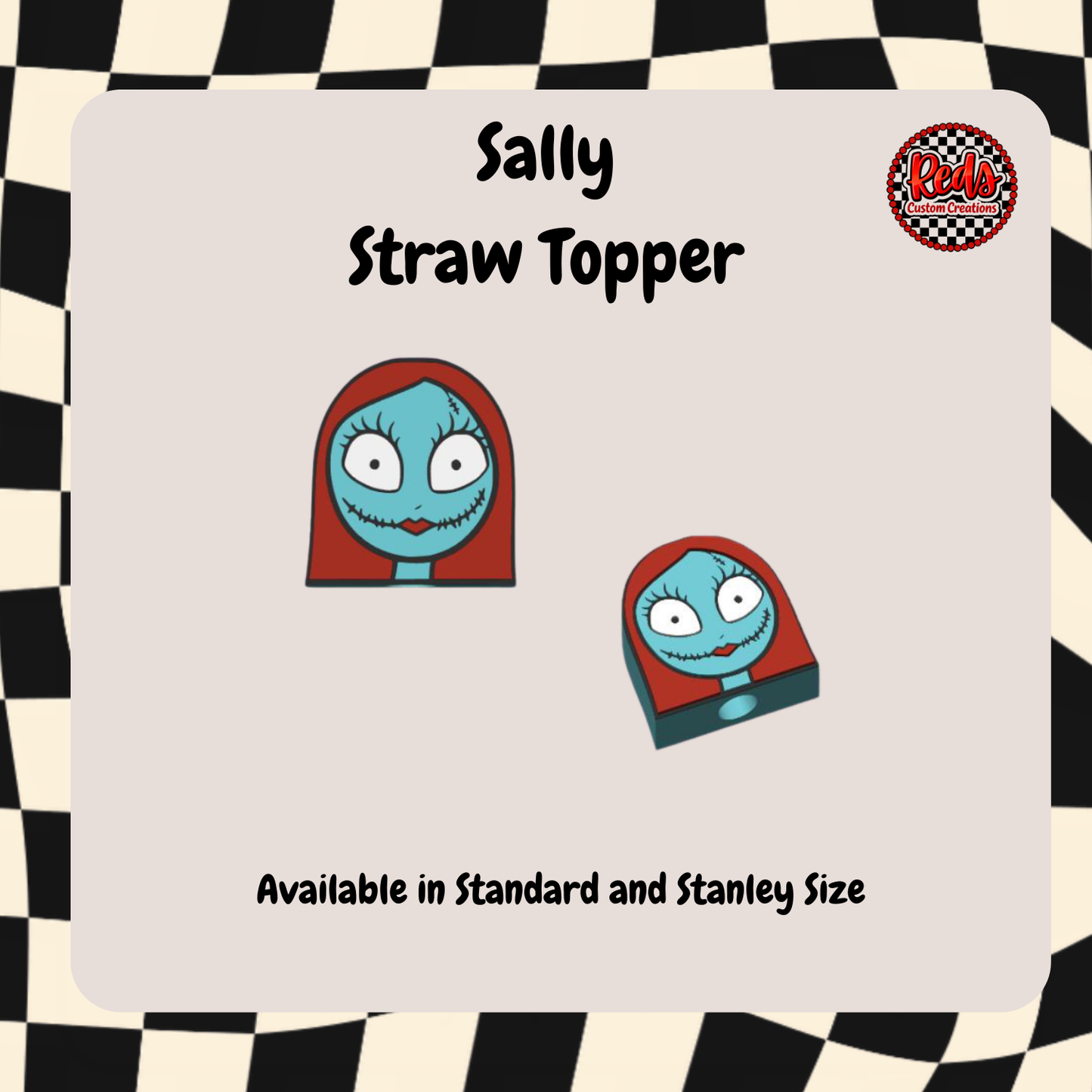 Sally Straw Topper
