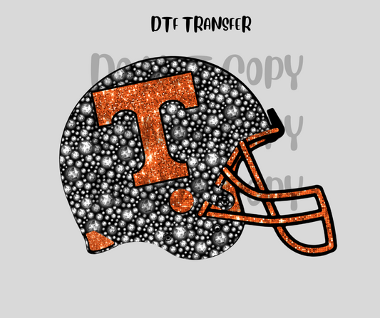 TN Rhinestone Helmet DTF TRANSFER