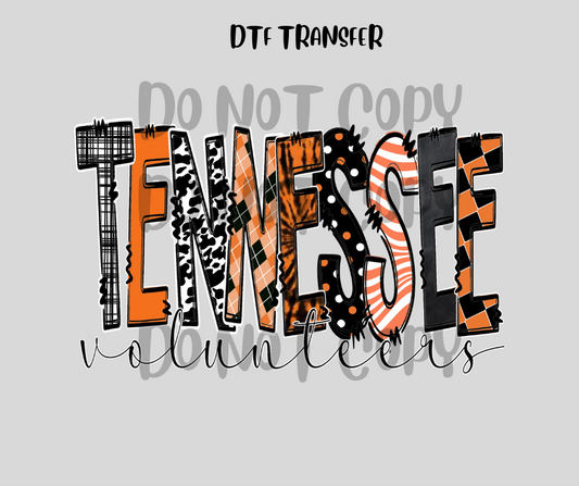 TN Plaid DTF TRANSFER
