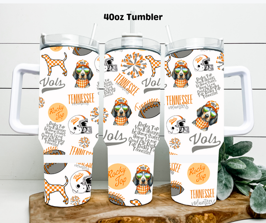 TN Vols 40oz Tumbler