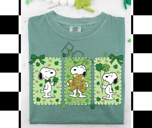 Snoopy St Patrick’s