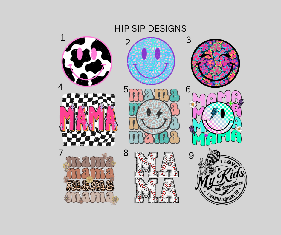 Hip Sips- 34oz Double Insulated Mugs