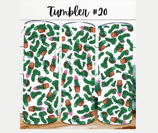Tumbler #20 Cactus "Peens"